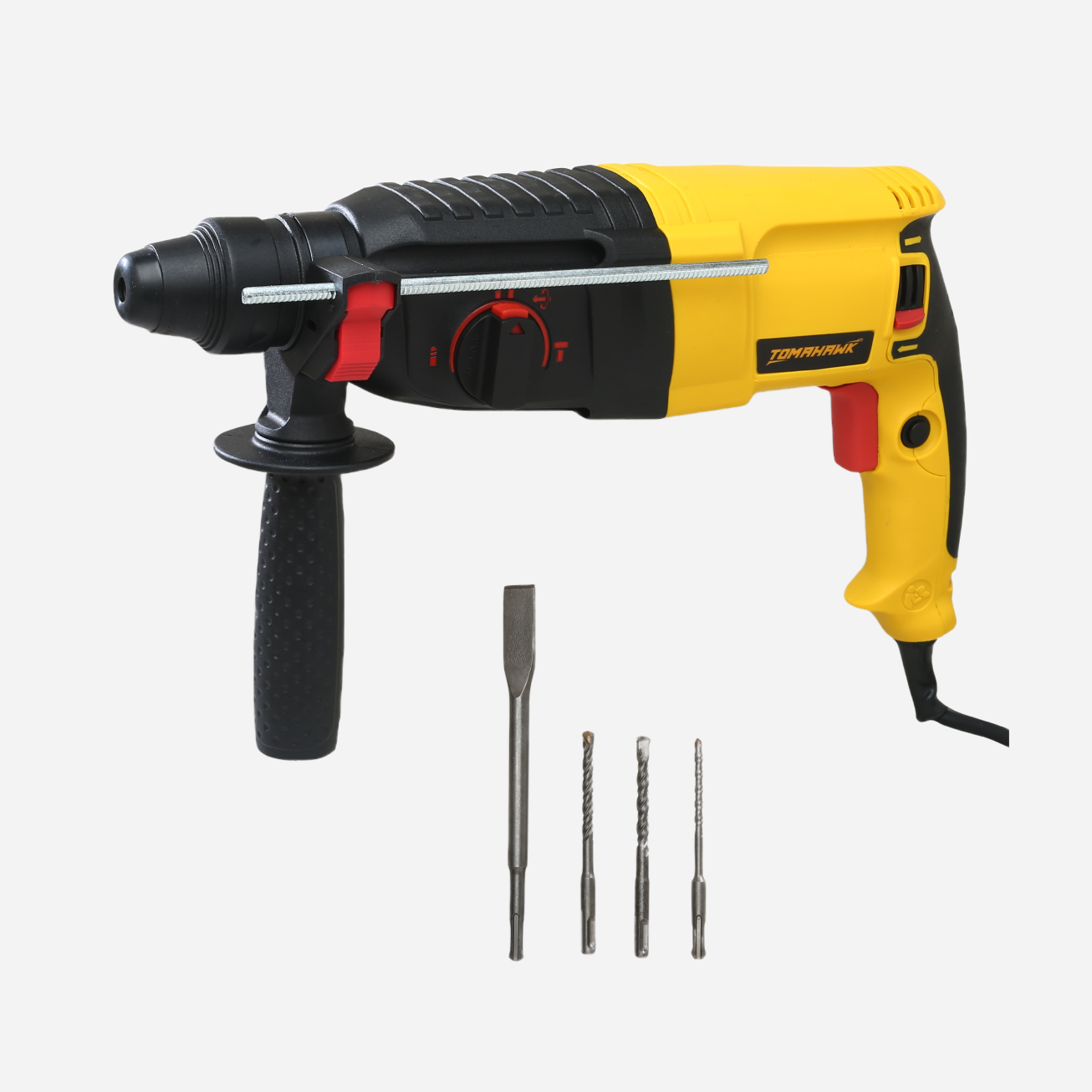 800W 26mm Rotary Hammer Drill Machine RH26 TOMAHAWK® Tools