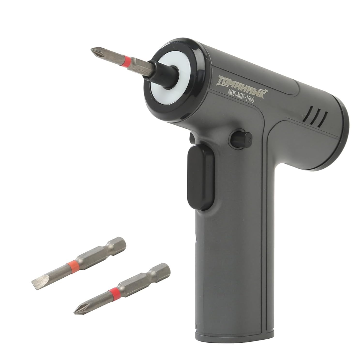 Tomahawk Cordless Electric Screwdriver - 3.6V 2000mAh 5Nm Torque 300RPM Pistol Grip - MIN-1500