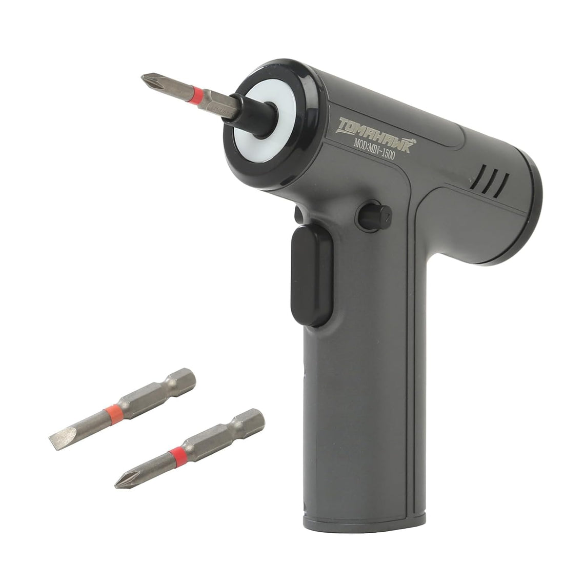 Tomahawk Cordless Electric Screwdriver - 3.6V 2000mAh 5Nm Torque 300RPM Pistol Grip - MIN-1500