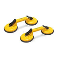 Tomahawk Glass Vacuum Suction Cup - Aluminium Handle, 2 Head Lifter Puller, Pack Of 2