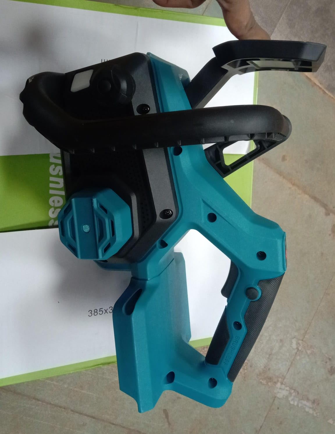 Tomahawk Cordless Chainsaw - 8 Inch, Brushless Motor, 21V, Dual Switch Safety, Includes 2 Batteries - BCS-1616