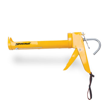 Tomahawk Hand Caulking Gun - Heavy Duty, Silicone, Sealant (9 Inch)