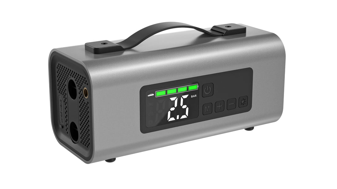 Tomahawk Jump Starter With Air Compressor And Powerbank - 140 PSI, 8000 mAh, 1000A Peak - JSI-5345