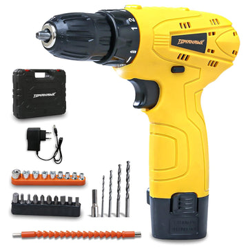 Cordless Drill/Screwdriver Kit - 12V 1.5Ah Battery Single Speed - SSS-2111