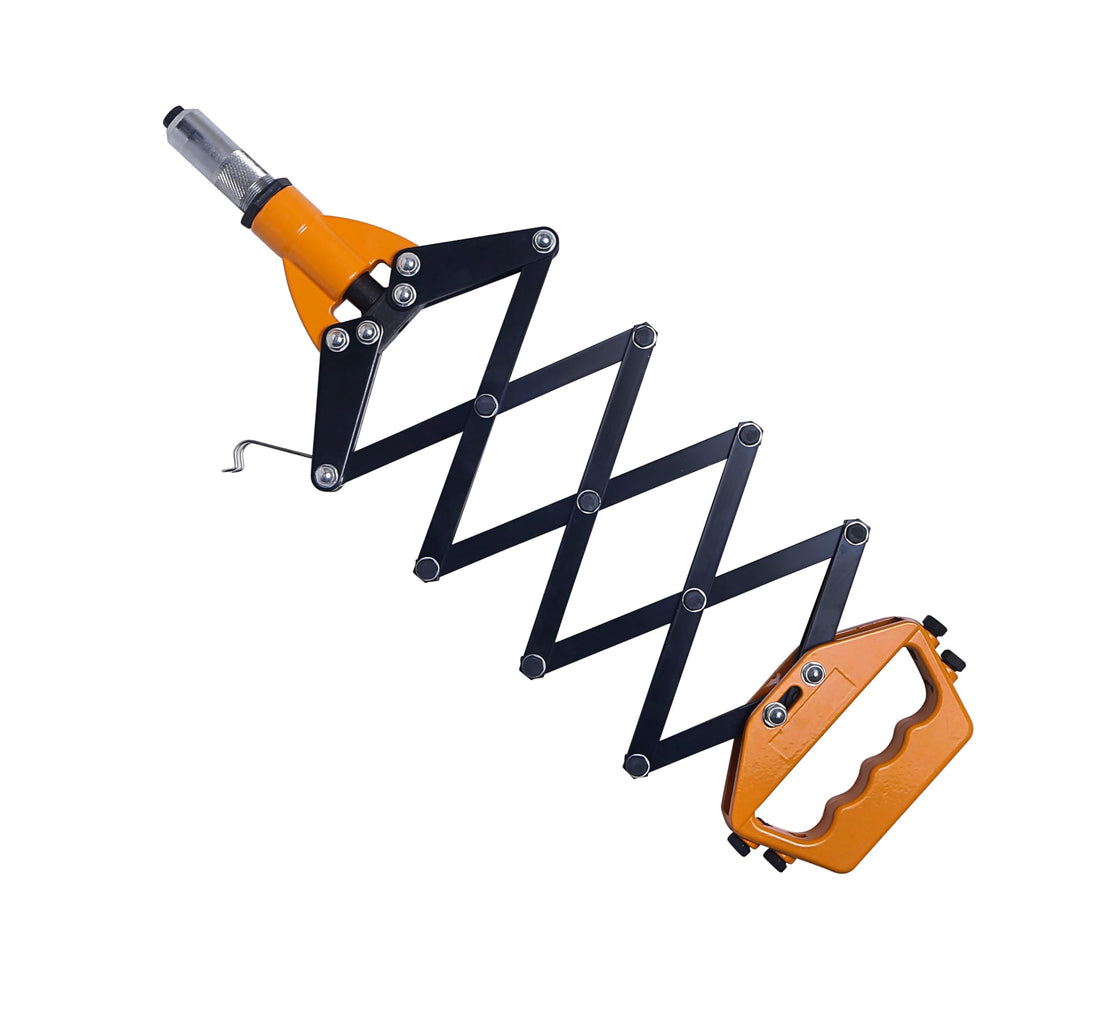 Tomahawk Riveting Gun - 32" Heavy-Duty Folding, Interchangeable Tips - THR-0064