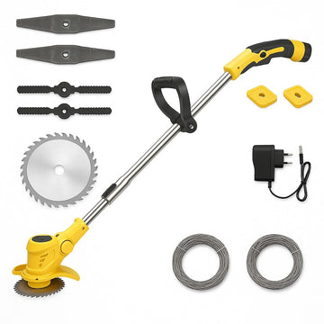 Cordless String Trimmer Machine - 12V, 1X 1.5Ah Battery, 10cm Cutting Width