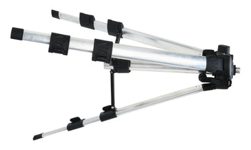 Laser Tripod - Adjustable Aluminium Alloy, 3-Way Pan Head, Bubble Level, 5/8” Thread