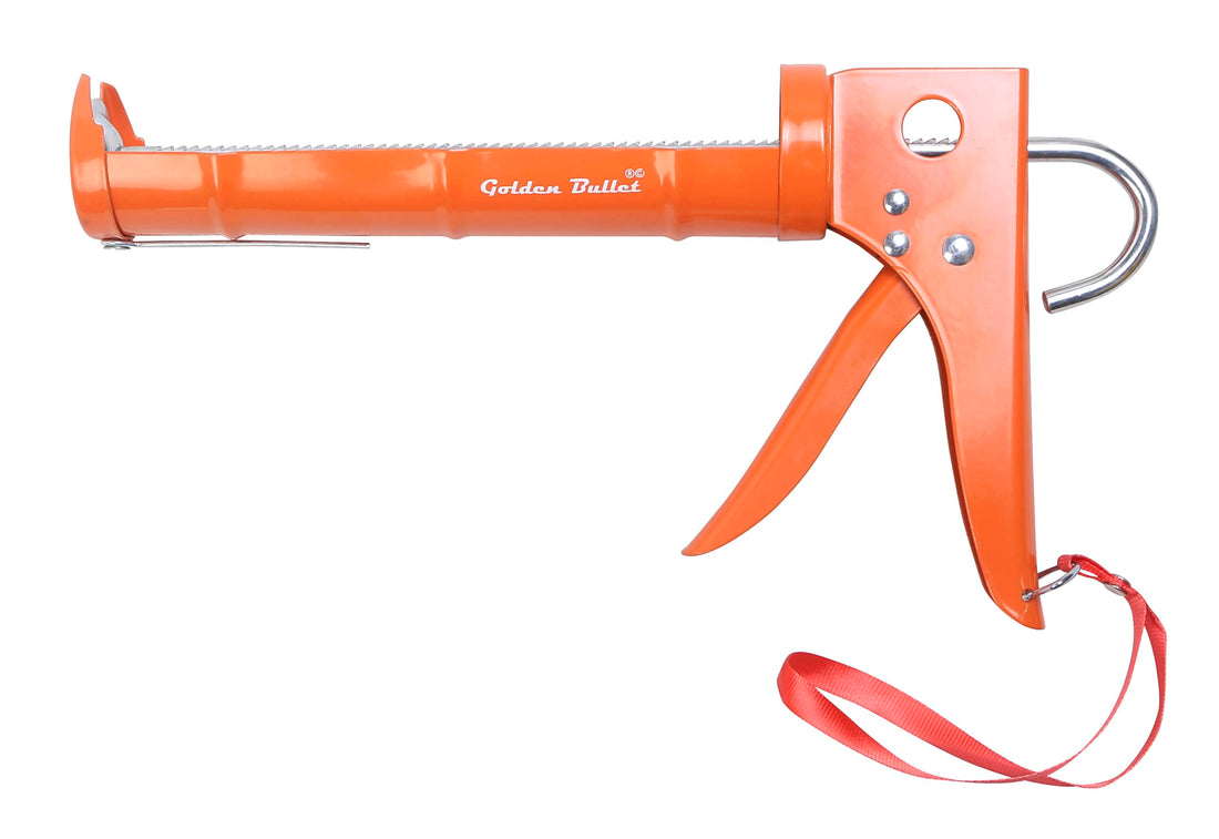 Tomahawk Caulking Gun - Heavy Duty 12:1 Ratio with Rotating Barrel and Soft Grip Handle - BCG-05