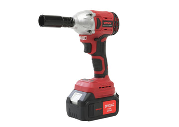 Tomahawk Brushless Cordless Impact Wrench - 2 Batteries, 21V, 1/2 Inch Drive, 300Nm Torque - OIW-3220