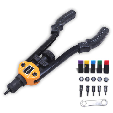 Tomahawk Semi-Automatic Nut Riveter Kit, Heavy Duty - M3-M8 Sizes - TNR-0028