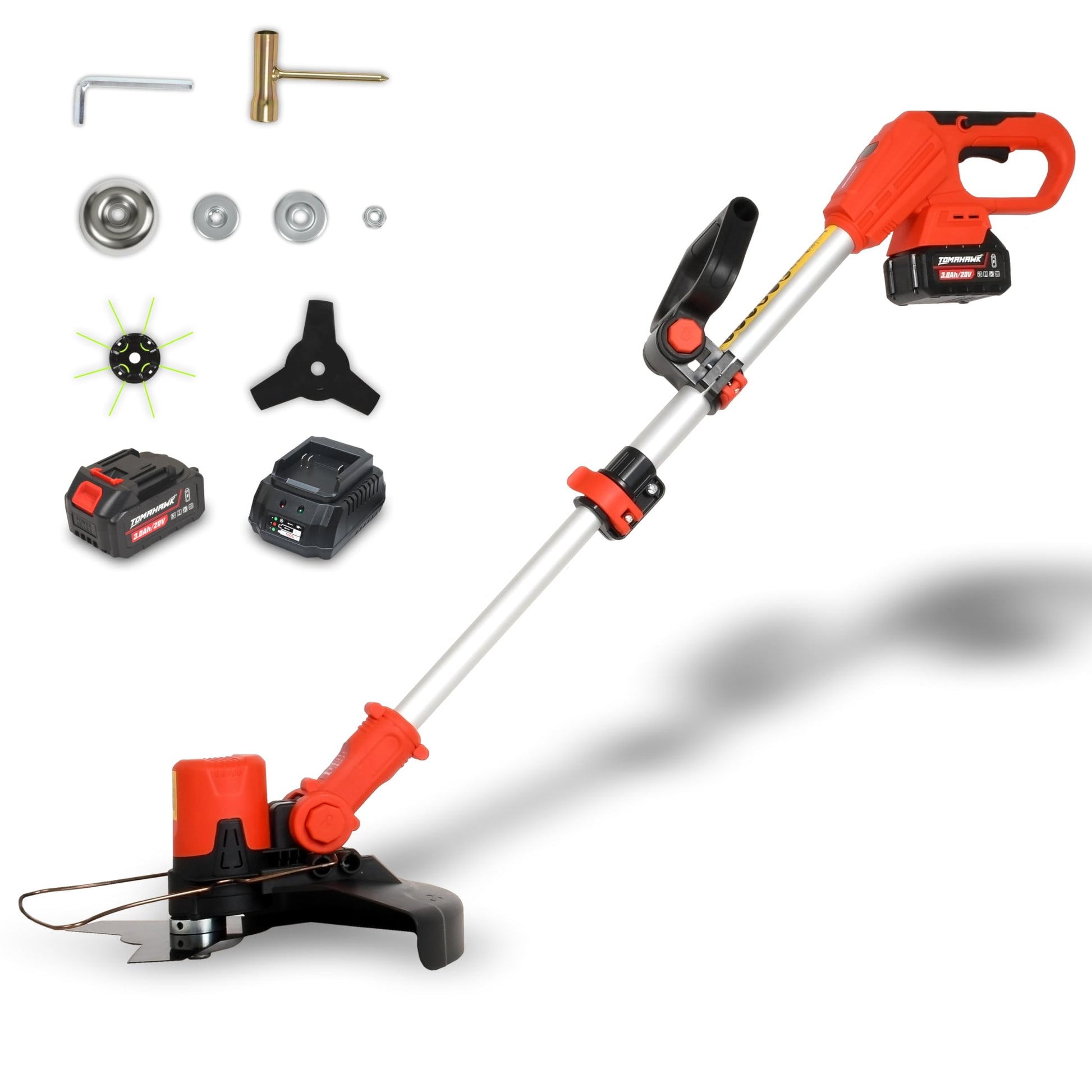 Tomahawk Hedge Trimmer / Lawn Mower - 20V Cordless with 2X 3Ah Battery - PBC-4200
