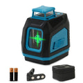 Tomahawk Laser Leveller Cross Line Machine - 131Ft Range Green Beam Self-Levelling IP54 - COM-5500