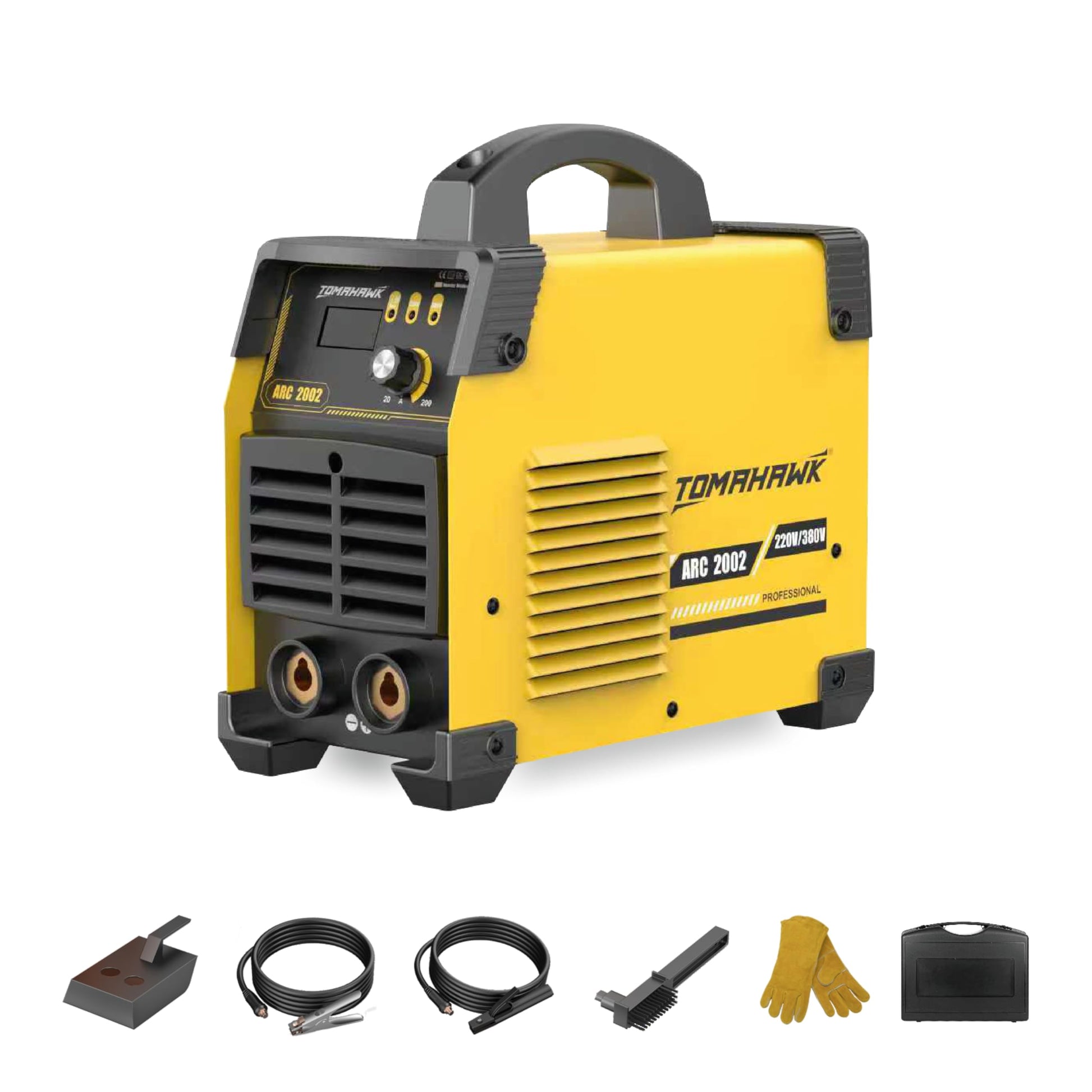 Tomahawk MMA Arc Welding Machine - 200A, 1+2 Phase - ARC-2002