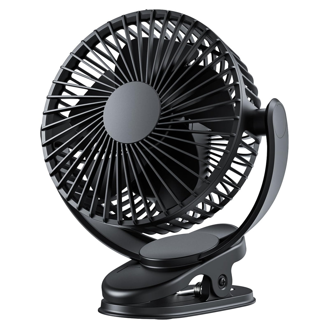 Tomahawk Cordless Fan - 5 Inch, 120mm Blade, 360 Degree Adjustable Rotation, Speed Control Knob - DCF-3465