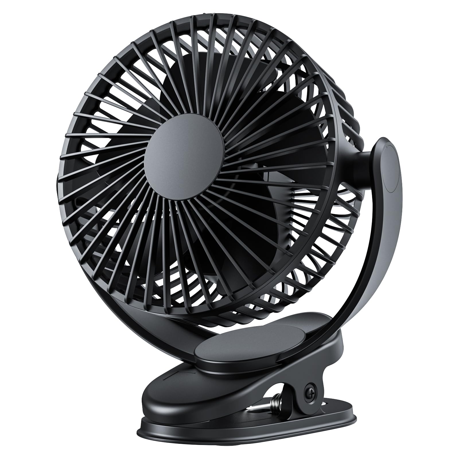 Tomahawk Cordless Fan - 5 Inch, 120mm Blade, 360 Degree Adjustable Rotation, Speed Control Knob - DCF-3465
