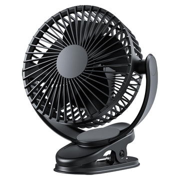 Tomahawk Cordless Fan - 5 Inch, 120mm Blade, 360 Degree Adjustable Rotation, Speed Control Knob - DCF-3465