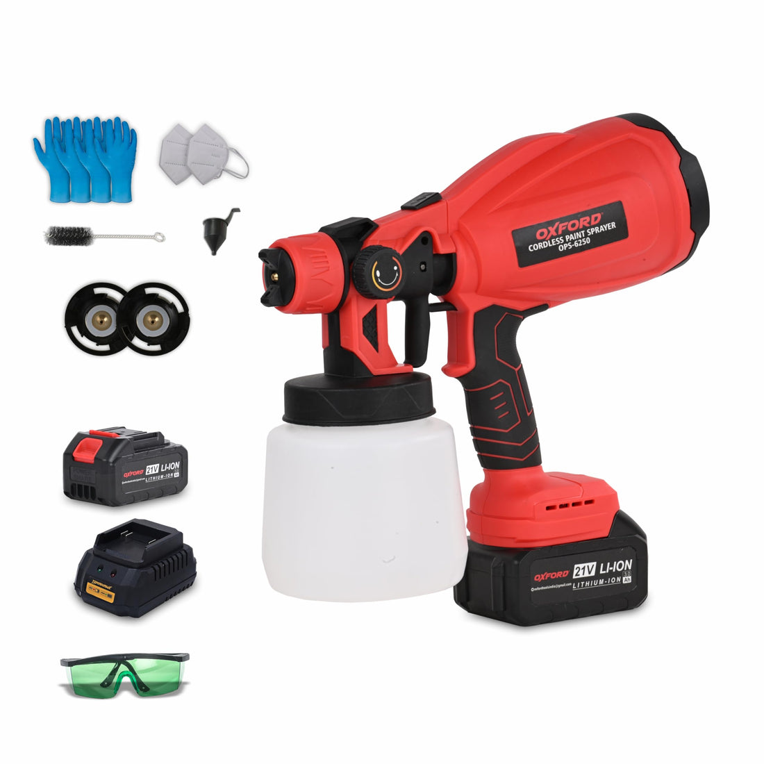 Tomahawk Paint Sprayer - 21V, 1 X 3.0 Ah Batteries - OPS-6250