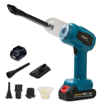 Car Mounted Vacuum Cleaner - 20V Portable Lightweight Wet & Dry Cleaning - TLV-2012