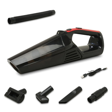 Tomahawk Car Vacuum Cleaner - 5000 KPA Suction, 0.35 L Capacity, 120 W, Black - TCV-126