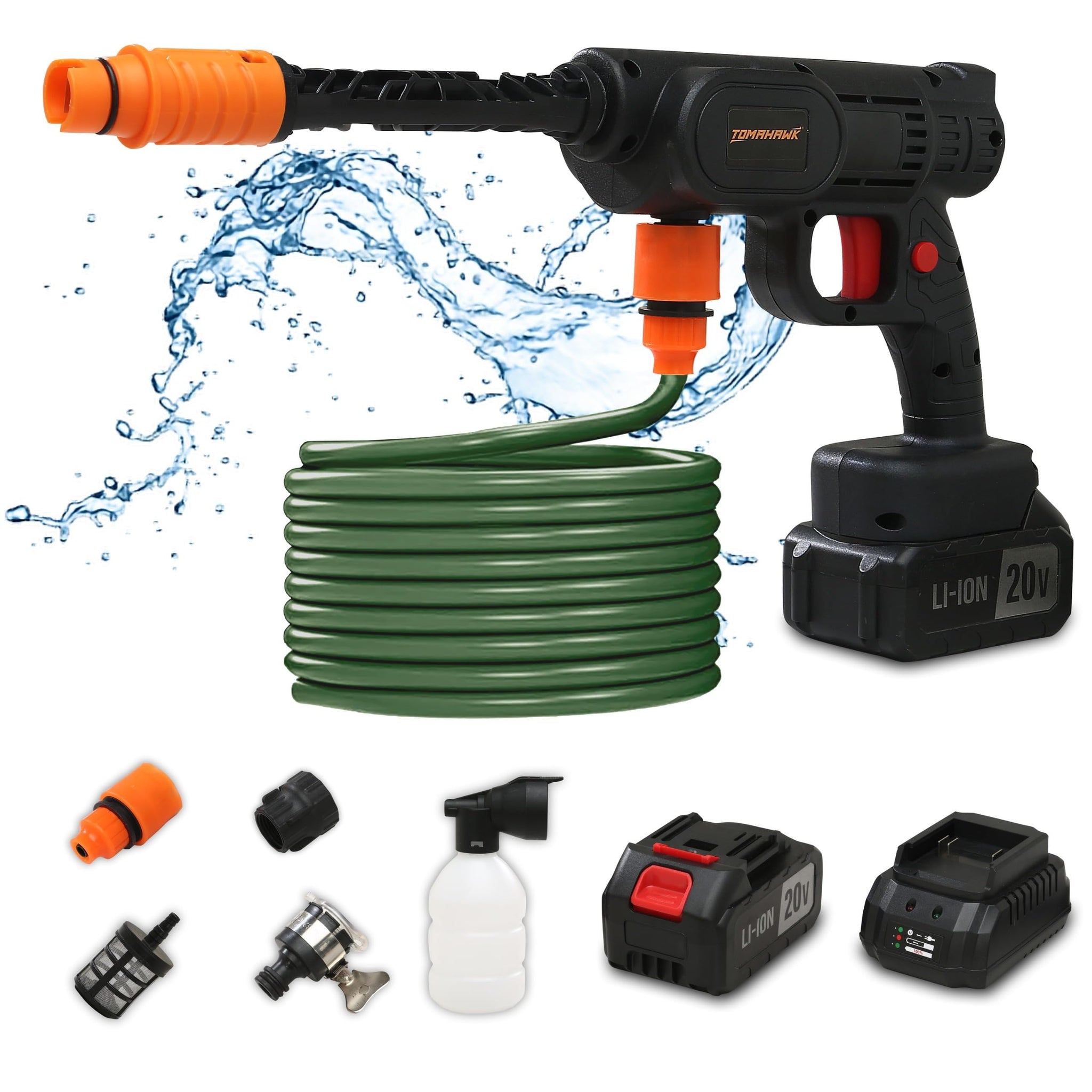 Tomahawk Cordless Pressure Washer - 300W 350 PSI - TCPW0700