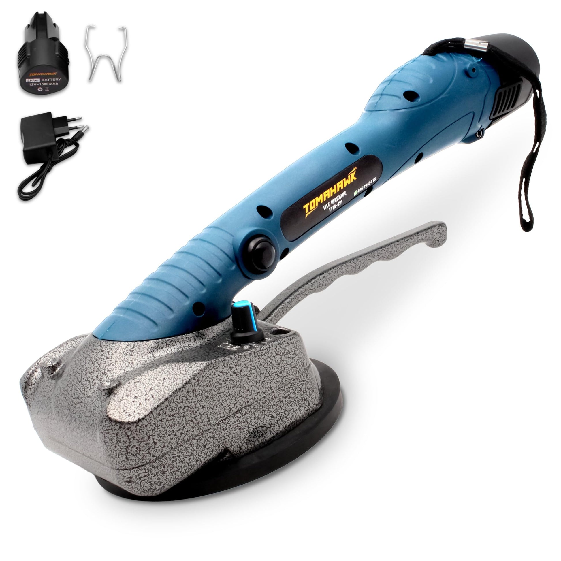 Tomahawk Tile Vibrator Machine - 12V, 10,000 RPM