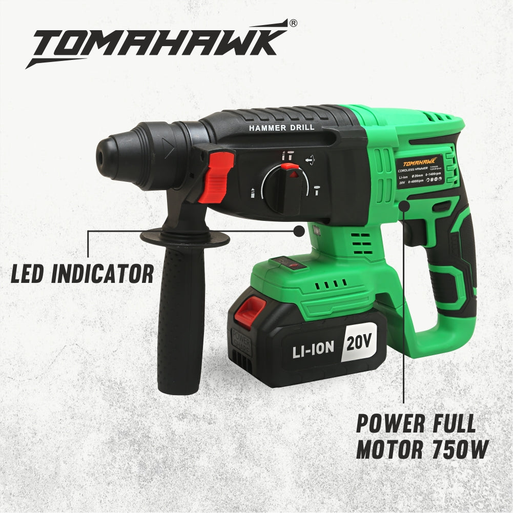 20V 26mm Cordless Rotary Hammer CRV226