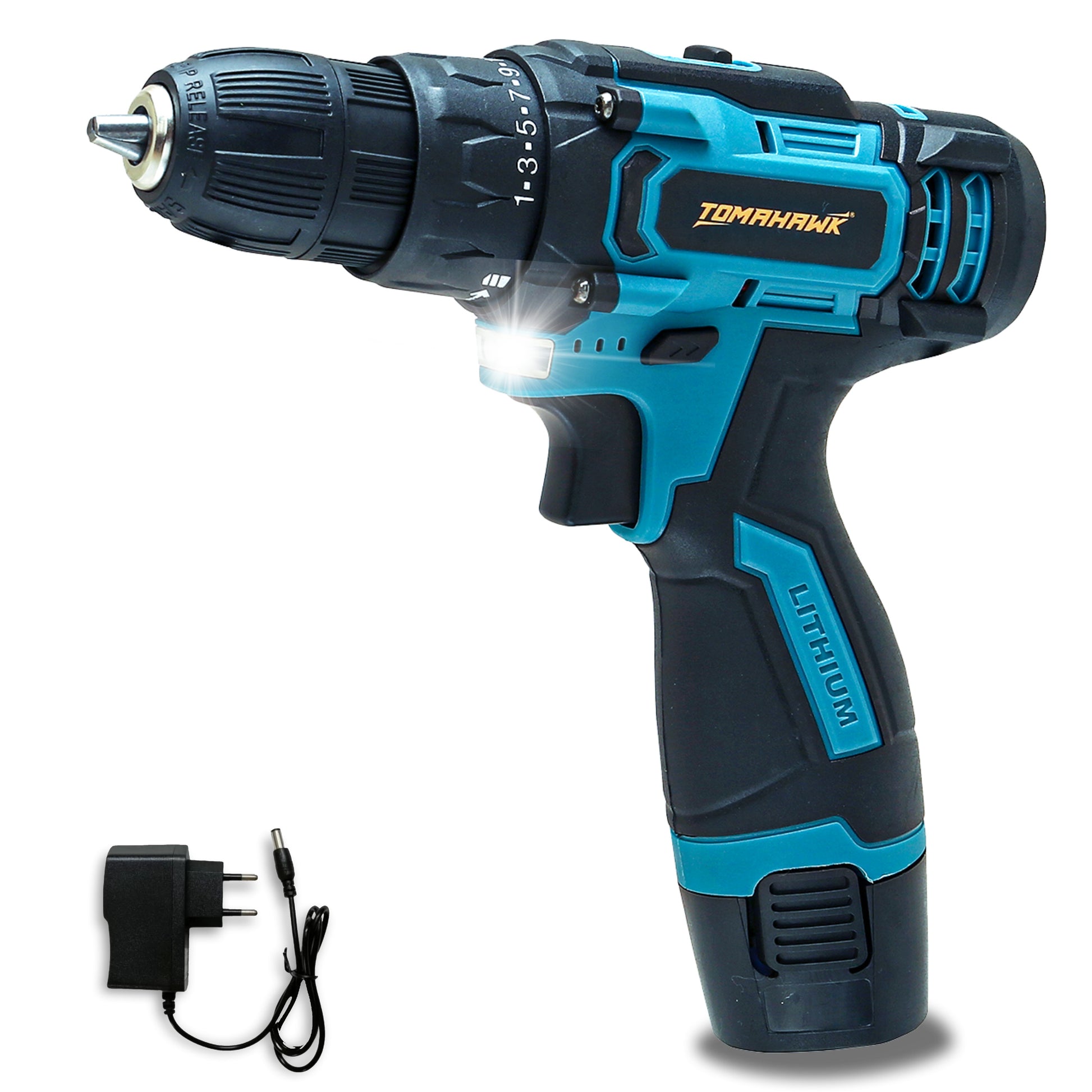 12V 10mm Cordless Screwdriver Drill T8000 - Main Image