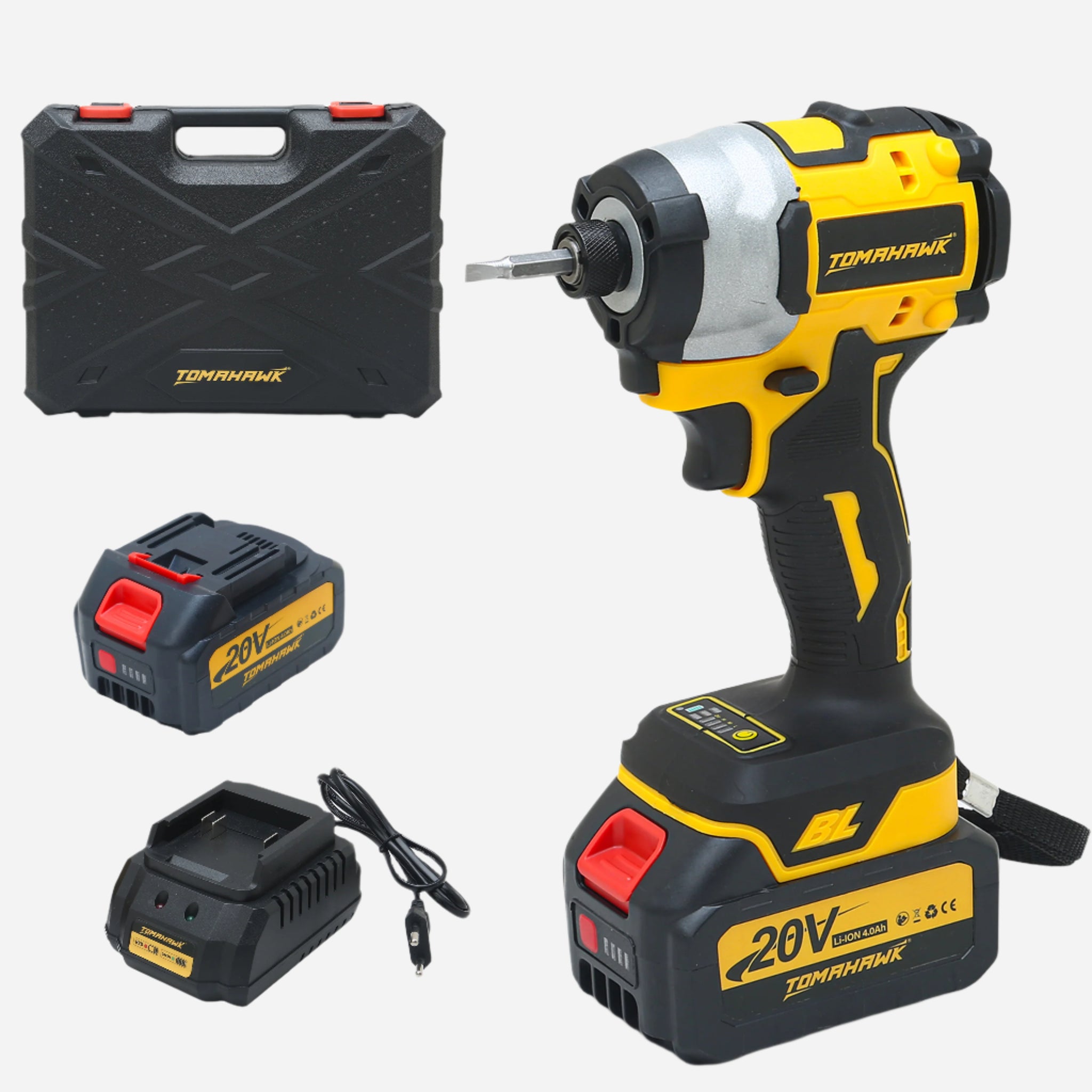 20V Brushless Cordless Screwdriver/Impact Driver T-082-BSD